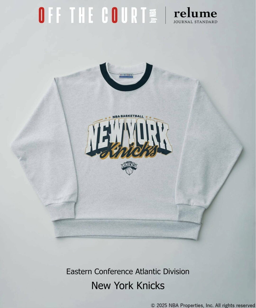 JOURNAL STANDARD relume × Off The Court by NBA 2025 FW 別注 “リンガースウェット”が発売 (ジャーナルスタンダード エヌビーエー オフ・ザ・コート バイ)
