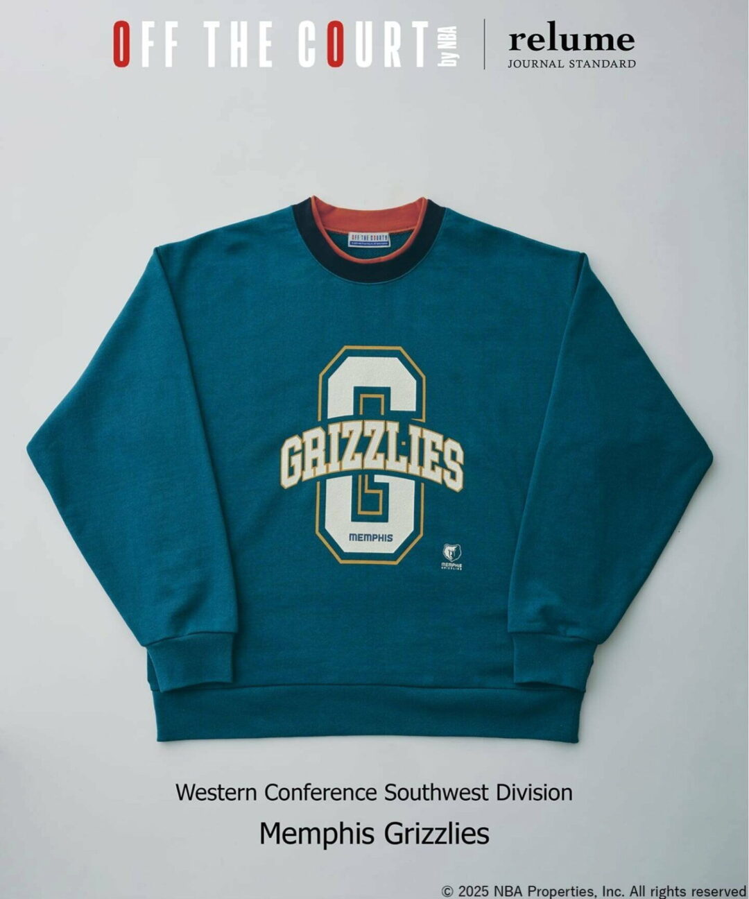 JOURNAL STANDARD relume × Off The Court by NBA 2025 FW 別注 “リンガースウェット”が発売 (ジャーナルスタンダード エヌビーエー オフ・ザ・コート バイ)