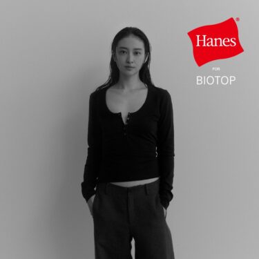 Hanes for BIOTOP 2026 FW "クルーネック"が9/11 発売 (ヘインズ ビオトープ 2026年 秋冬)