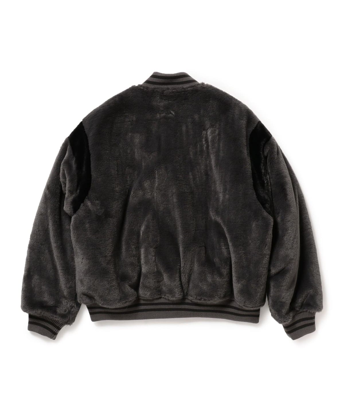 BEAMS 2025 FW “ワイドフィット フェイクファー バーシティ ジャケット”が発売 (ビームス)