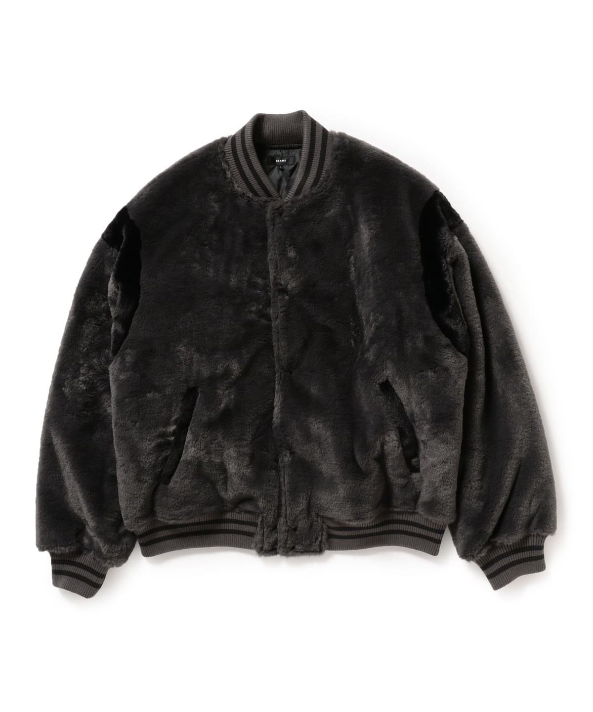 BEAMS 2025 FW “ワイドフィット フェイクファー バーシティ ジャケット”が発売 (ビームス)