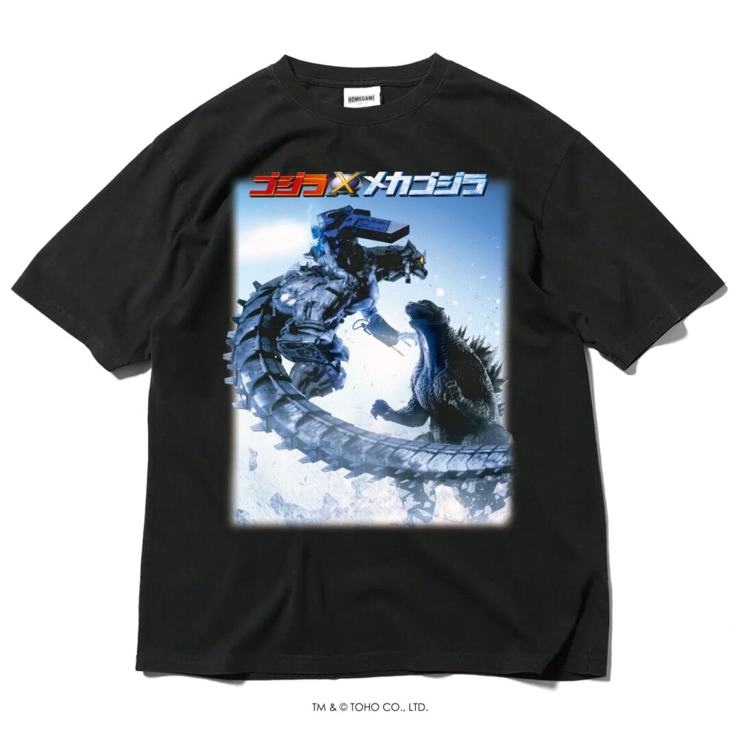 HOMEGAME × 歴代ゴジラ映画のポスターデザインを大胆に落とし込んだ コラボTEEが抽選販売 (ホームゲーム GODZILLA)