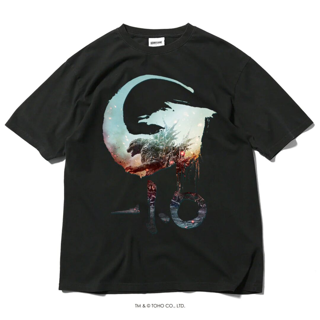 HOMEGAME × 歴代ゴジラ映画のポスターデザインを大胆に落とし込んだ コラボTEEが抽選販売 (ホームゲーム GODZILLA)