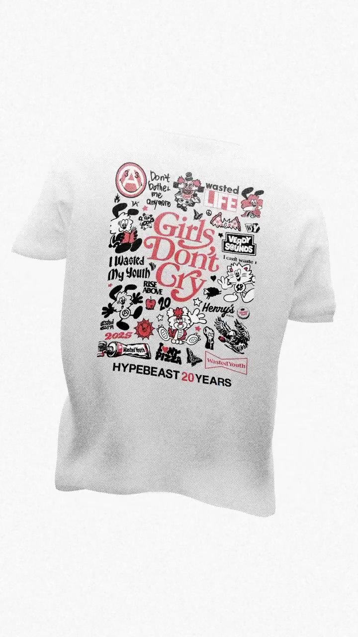 HYPEBEAST 20周年記念 20ブランド「Supreme/Stone Island/UNDERCOVER/Virgil Abloh/Fragment」などとのコラボが2025年 10/22 & 10/23 発売 (ハイプビースト)