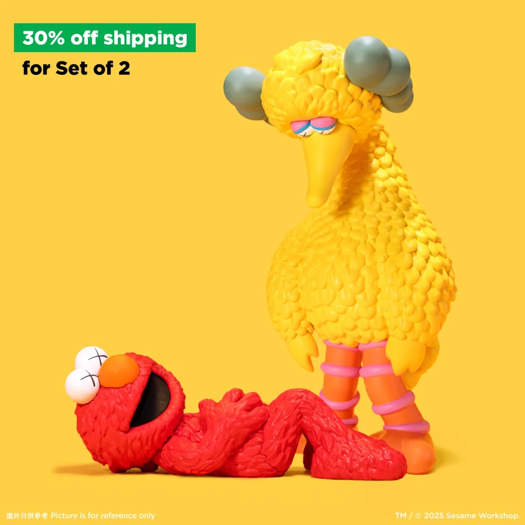 KAWS x SESAME STREET “Vinyl Figures Collection”が2025年 10/16 発売 (カウズ セサミストリート “ヴァイナル フィギュア コレクション”)