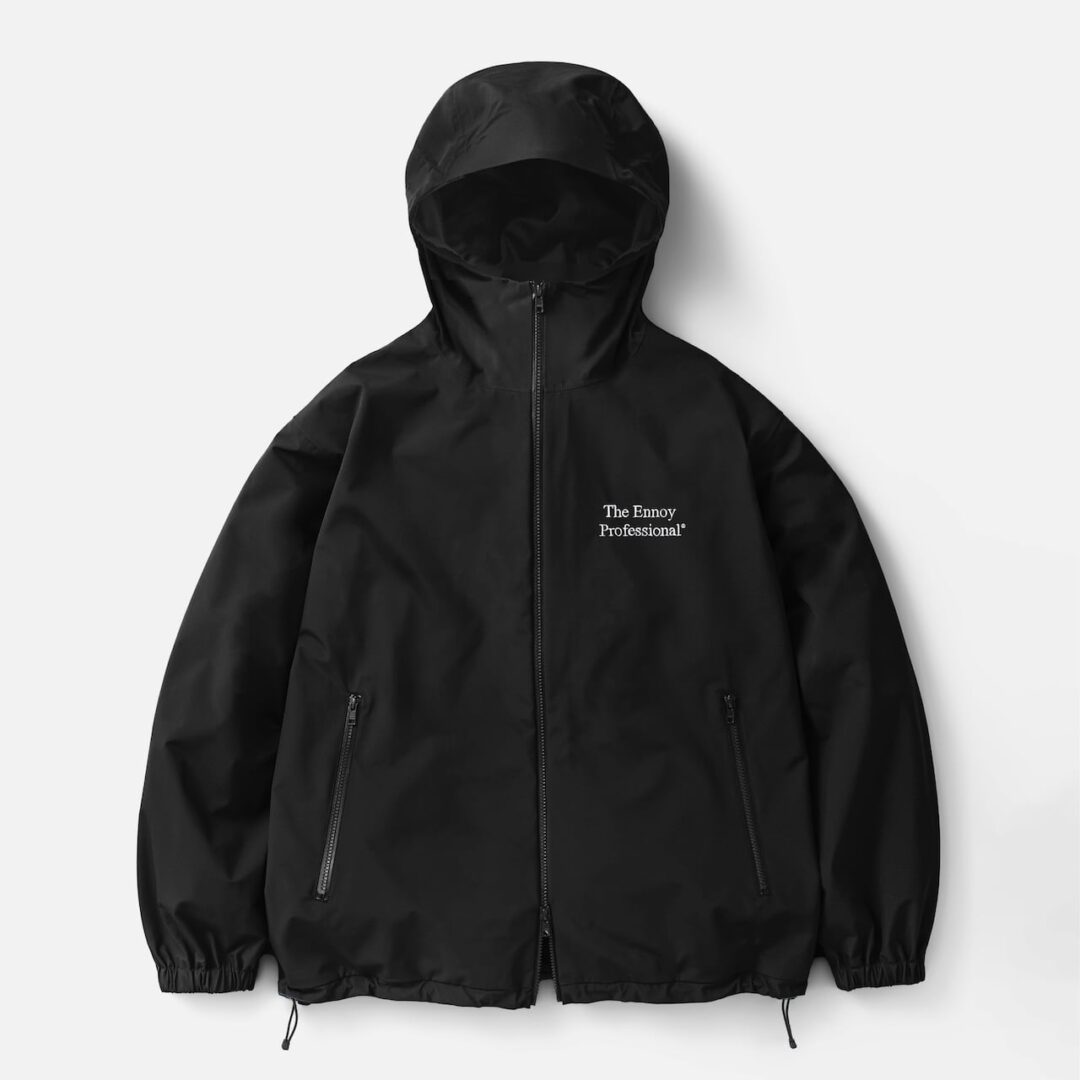 ENNOY 3LAYER SHELL JACKET BLACK エンノイ　M The Ennoy Professional ザ エンノイ プロフェッショナル 3LAYER