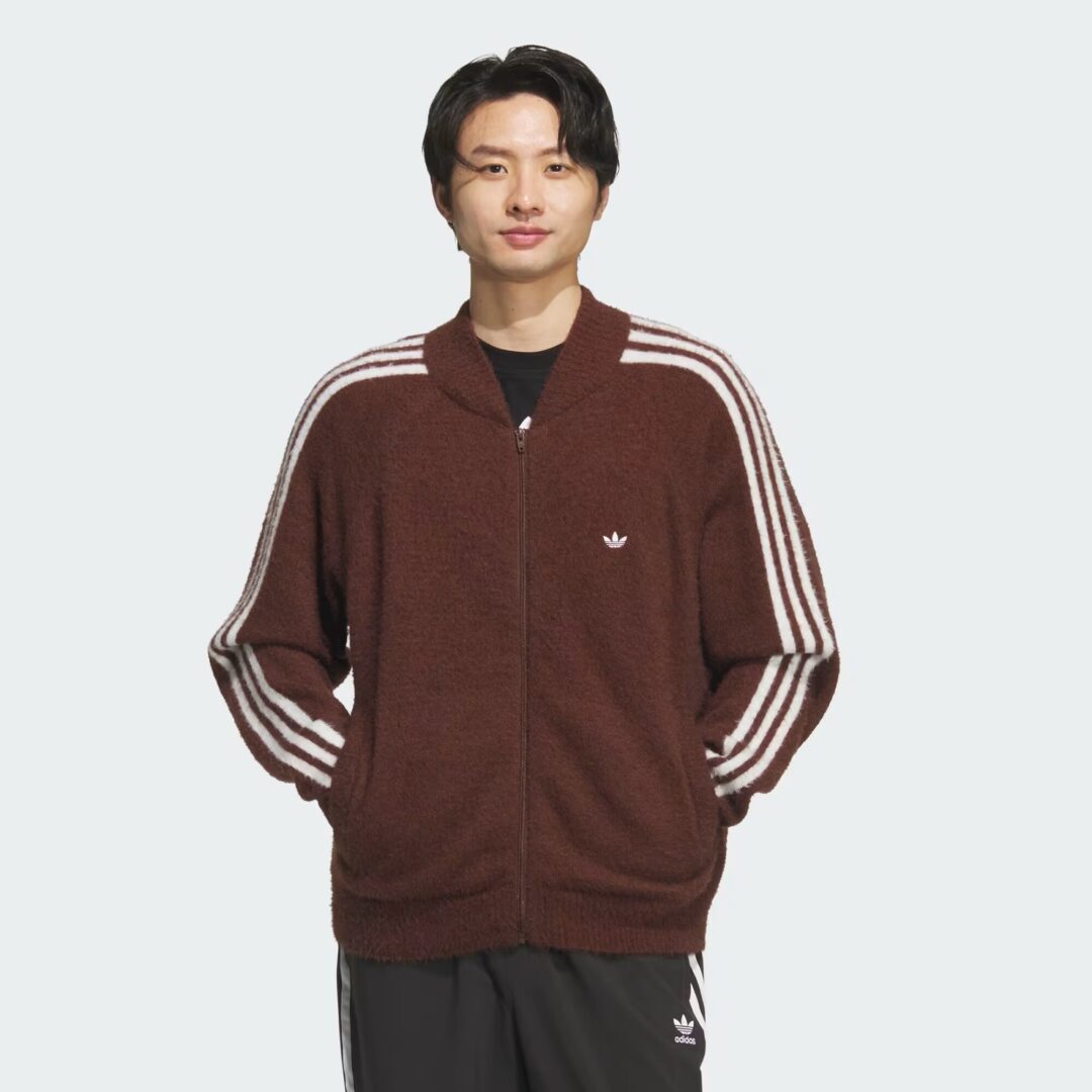 ニット構造の”アディダス オリジナルス ルーズフィット トラックトップ”が2025年 10/8 発売 (adidas Originals KNIT SST) [KD9395/KD9396/KD9397/KG5091]