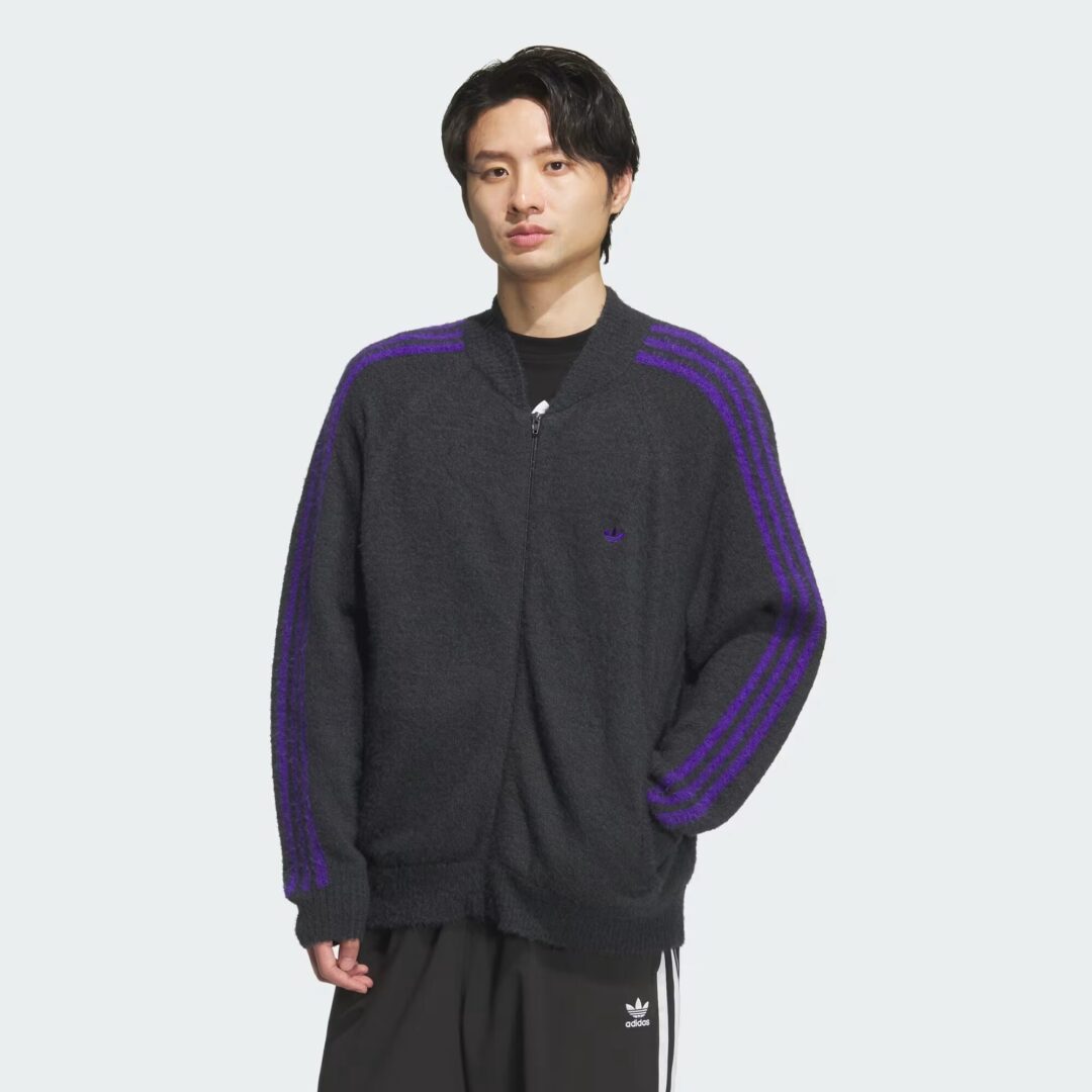 ニット構造の”アディダス オリジナルス ルーズフィット トラックトップ”が2025年 10/8 発売 (adidas Originals KNIT SST) [KD9395/KD9396/KD9397/KG5091]