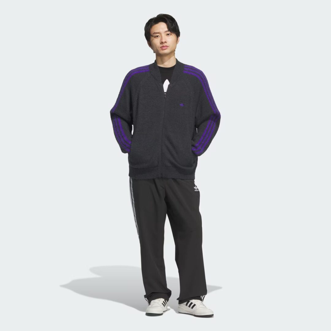 ニット構造の”アディダス オリジナルス ルーズフィット トラックトップ”が2025年 10/8 発売 (adidas Originals KNIT SST) [KD9395/KD9396/KD9397/KG5091]