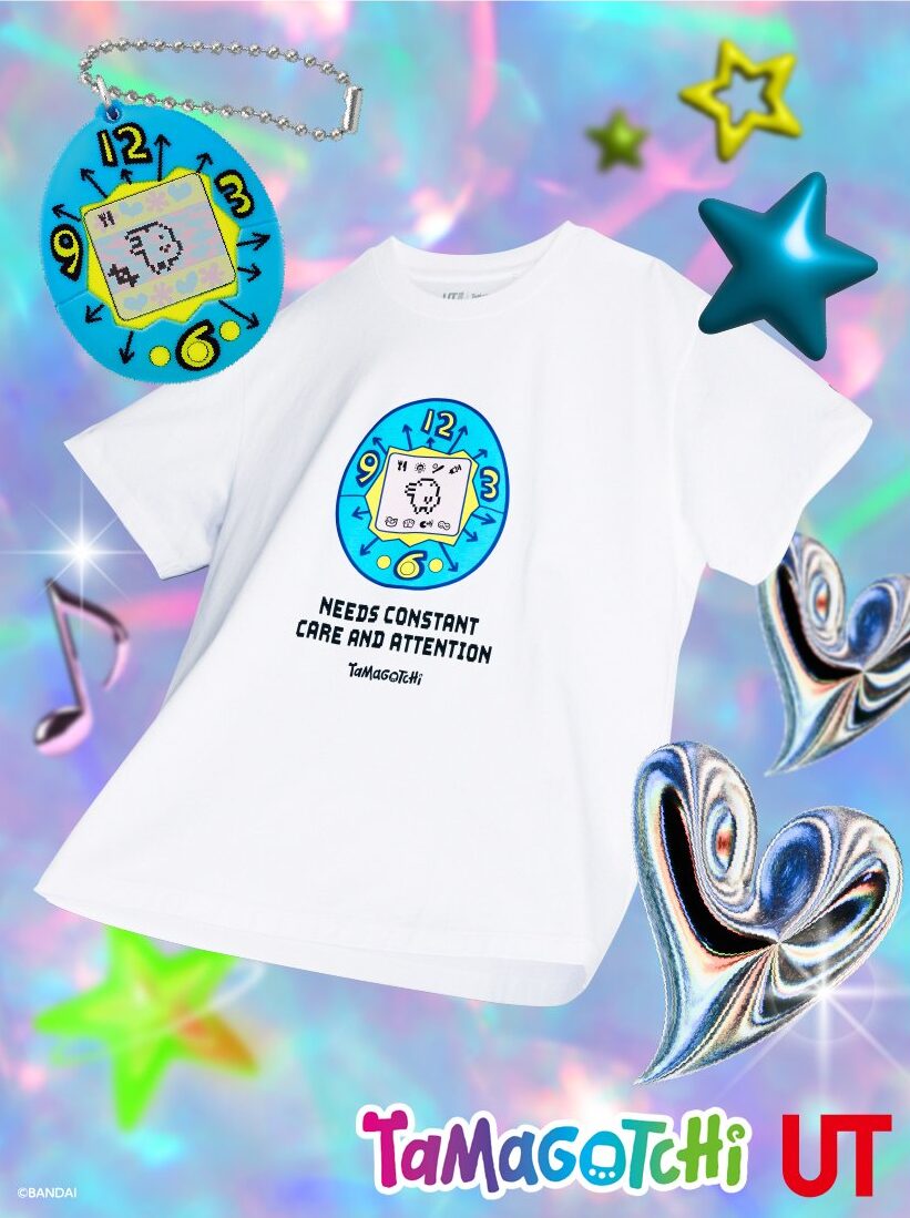 UNIQLO UT × たまごっち コラボが2025年 12/19 発売 (ユニクロ Tamagotchi)