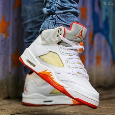 【2026年 夏 復刻予定】NIKE AIR JORDAN 5 “White/Sunset” (ナイキ エア ジョーダン 5 “ホワイト/サンセット”) [IV5678-102]
