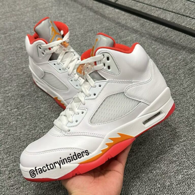 NIKEエアジョーダン 5 2026年 9/25 復刻予定】NIKE AIR JORDAN 5 “White/Sunset” (ナイキ