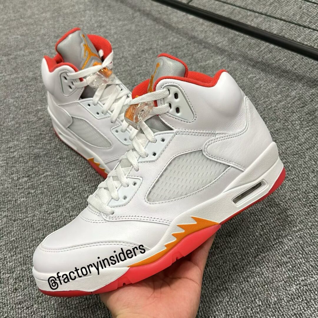 【2026年 9/25 復刻予定】NIKE AIR JORDAN 5 “White/Sunset” (ナイキ エア ジョーダン 5 “ホワイト/サンセット”) [IV5678-102]