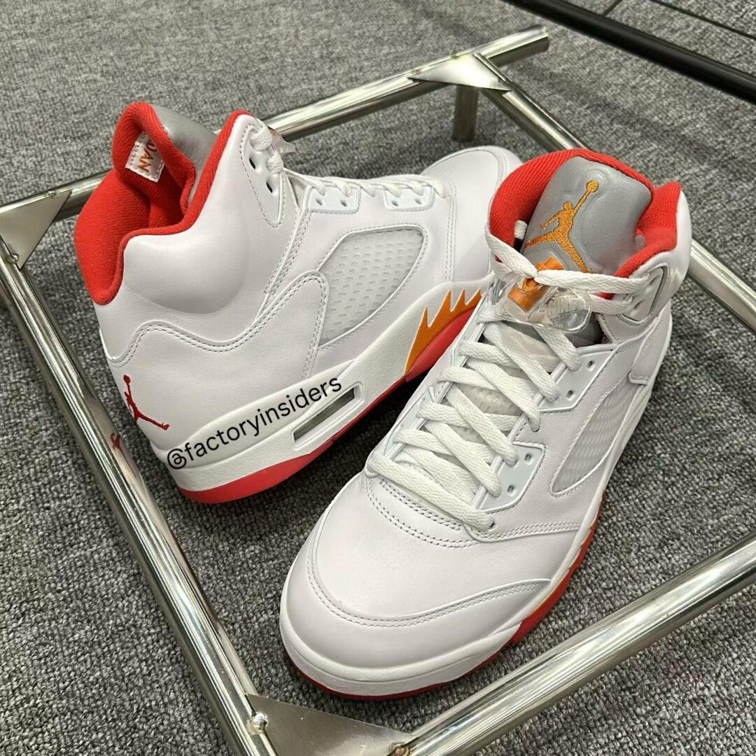 【2026年 9/25 復刻予定】NIKE AIR JORDAN 5 “White/Sunset” (ナイキ エア ジョーダン 5 “ホワイト/サンセット”) [IV5678-102]