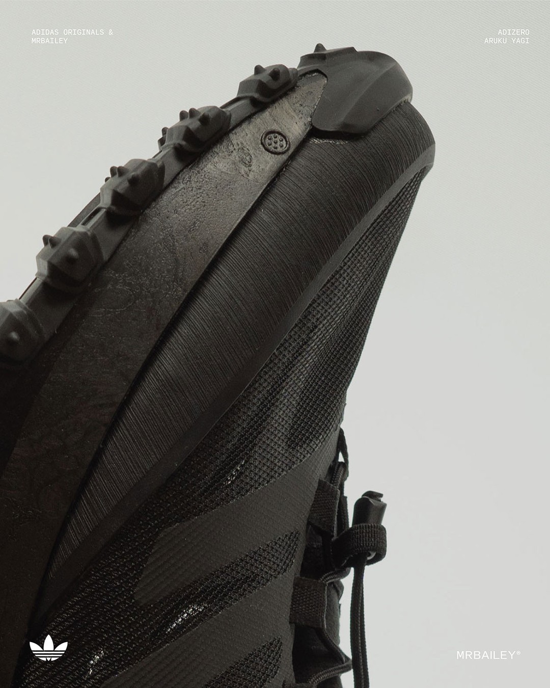 【2025年 11/3 & 11/25 発売予定】MRBAILEY × adidas Original ARUKU YAGI “Obsidian/Black” (アディダス オリジナルス Daniel Bailey ダニエル・ベイリー アルク)