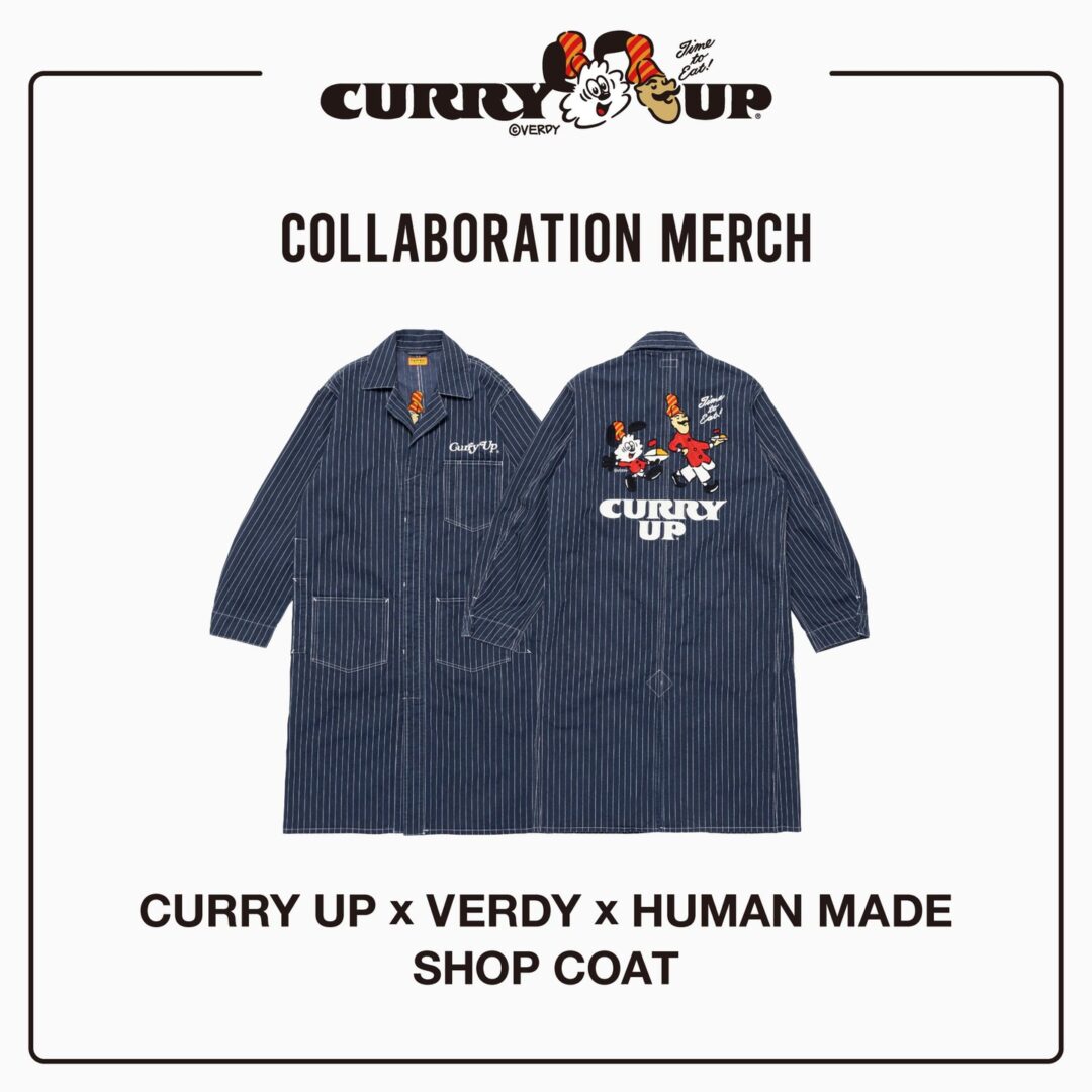 VERDY × 無添加カレーを提供する「CURRY UP SHIBUYA PARCO」オープン記念アイテムが2025年 11/1~11/3 発売 (ヴェルディ カリーアップ)