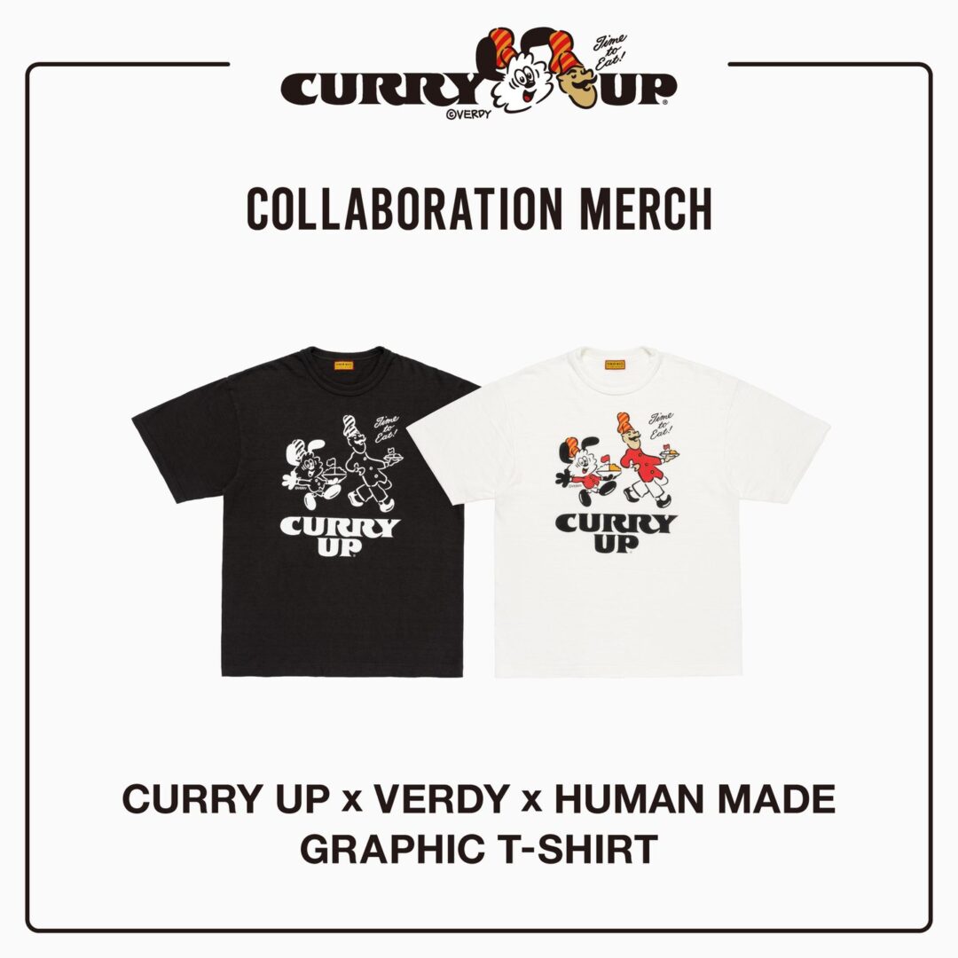 VERDY × 無添加カレーを提供する「CURRY UP SHIBUYA PARCO」オープン記念アイテムが2025年 11/1~11/3 発売 (ヴェルディ カリーアップ)