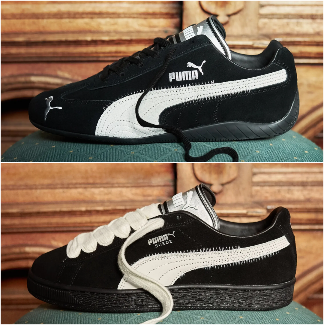 【2025年 10/31 発売】END. × PUMA SPEEDCAT & SUEDE “20th Anniversary” Black/White (エンド プーマ スピードキャット スエード “20周年” ブラック/ホワイト) [406027-01/406028-01]