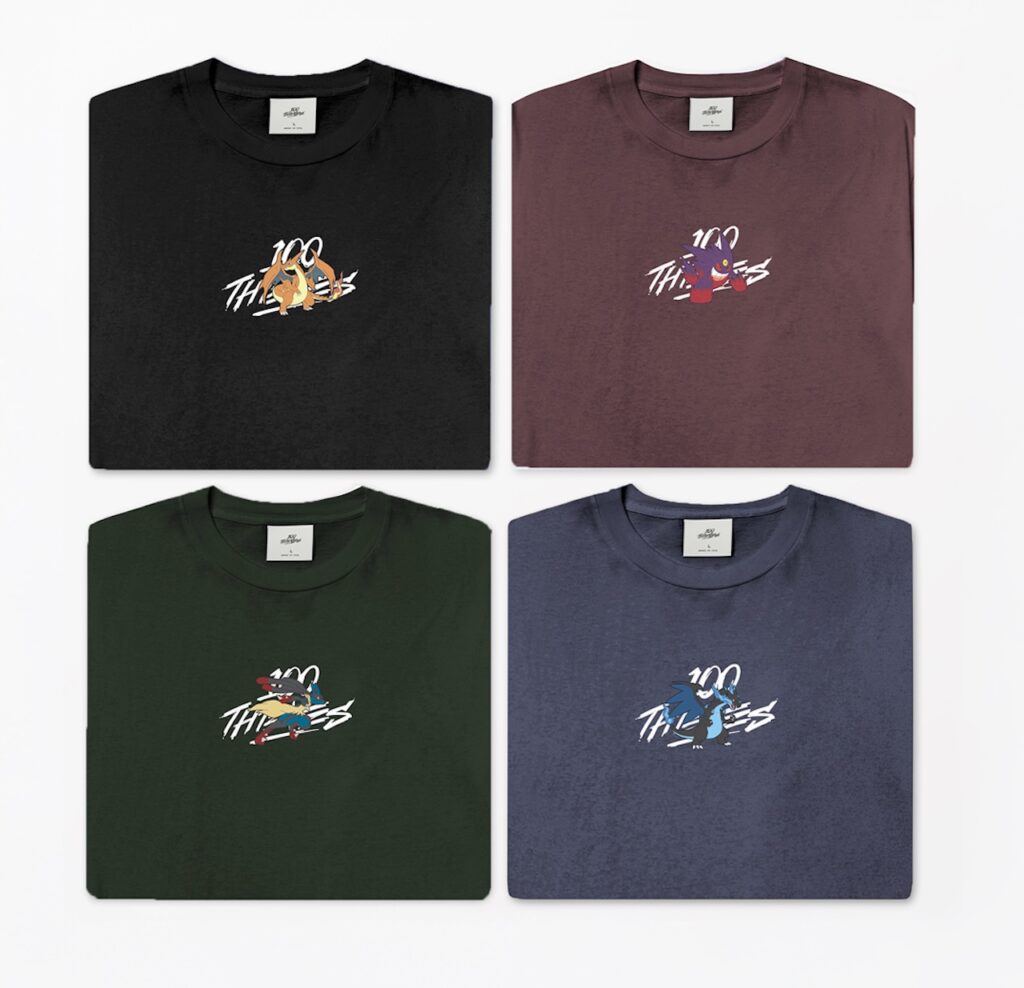 100 Thieves × Pokemon 2025 FW コラボが10/25 発売 (ハンドレッドシーヴス ポケモン)