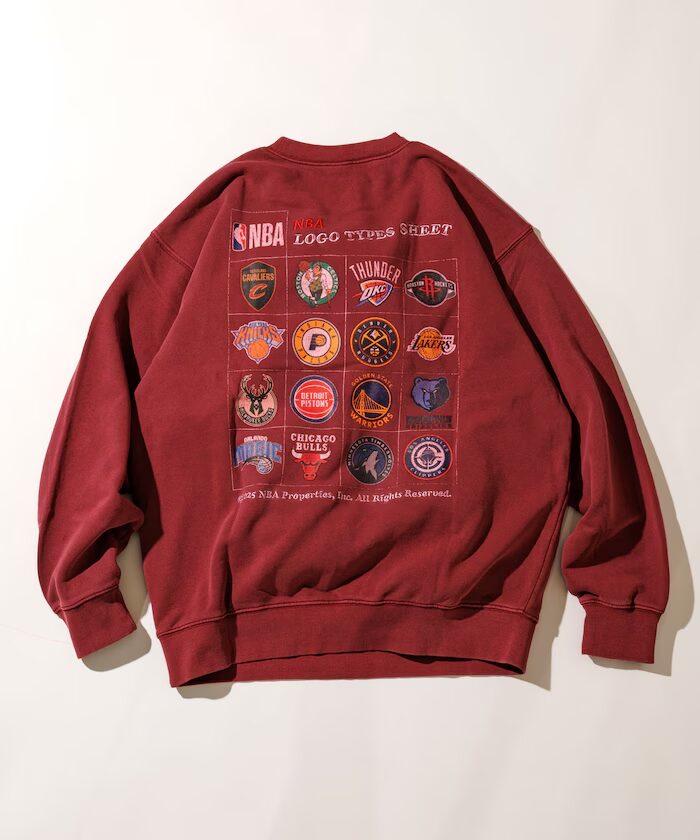 FREAK’S STORE × NBA 2025 FW 別注 クルーネックが発売 (エヌビーエー フリークスストア)