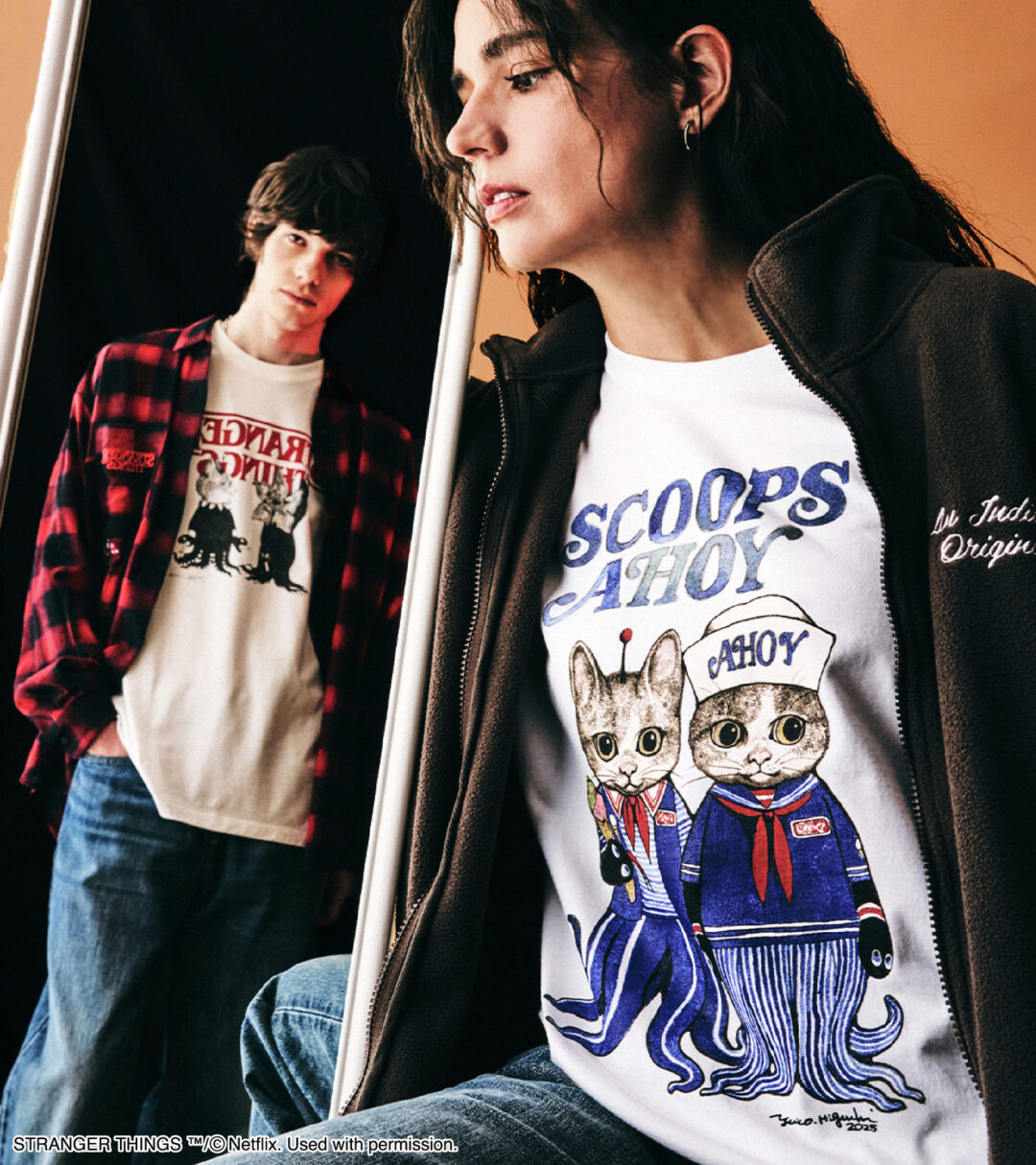 「ストレンジャー・シングス 未知の世界」× グラニフ 2025 FW コラボ第2弾が11/6 発売 (Stranger Things graniph)