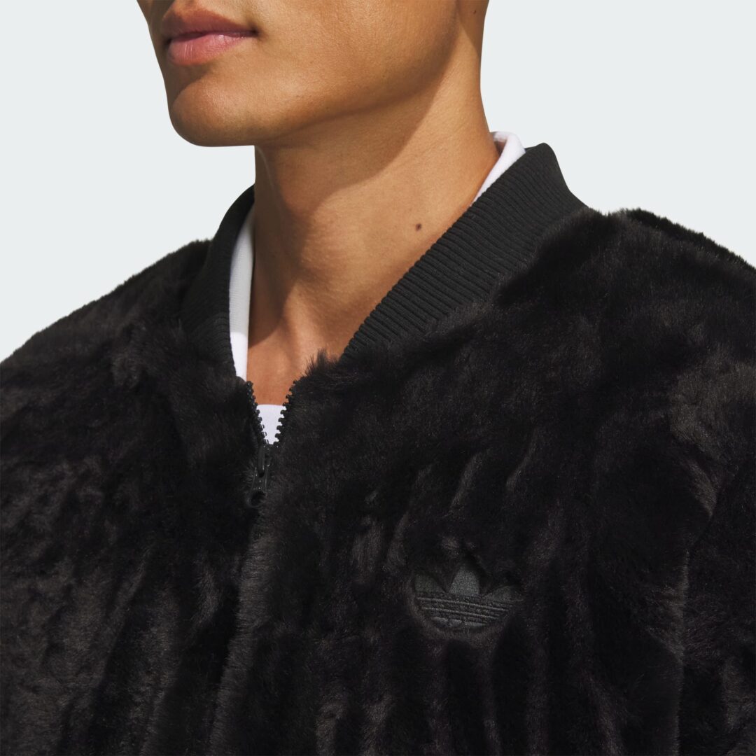 adidas Originals New Fur Jacket “Black/White” (アディダス オリジナルス ニュー ファー ジャケット “ブラック/ホワイト”) [JD3776/JD3777]