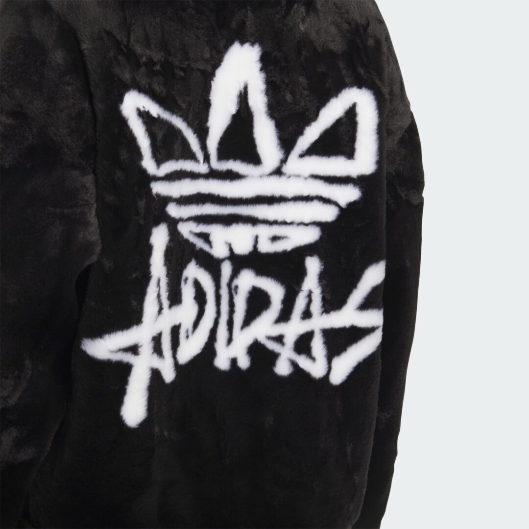 adidas Originals New Fur Jacket “Black/White” (アディダス オリジナルス ニュー ファー ジャケット “ブラック/ホワイト”) [JD3776/JD3777]