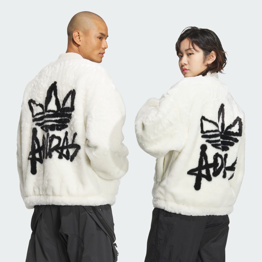 adidas Originals New Fur Jacket “Black/White” (アディダス オリジナルス ニュー ファー ジャケット “ブラック/ホワイト”) [JD3776/JD3777]