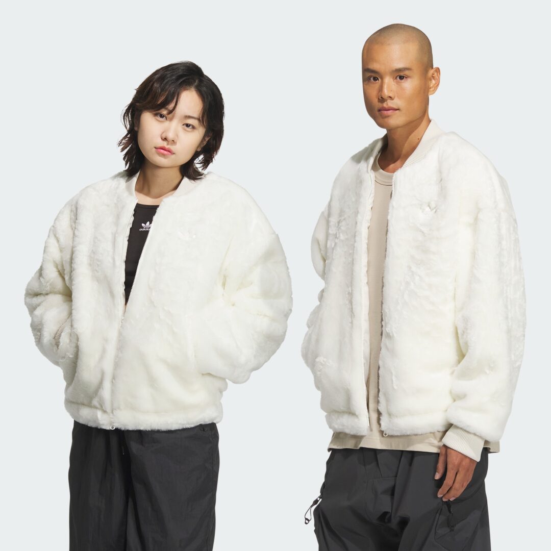 adidas Originals New Fur Jacket “Black/White” (アディダス オリジナルス ニュー ファー ジャケット “ブラック/ホワイト”) [JD3776/JD3777]