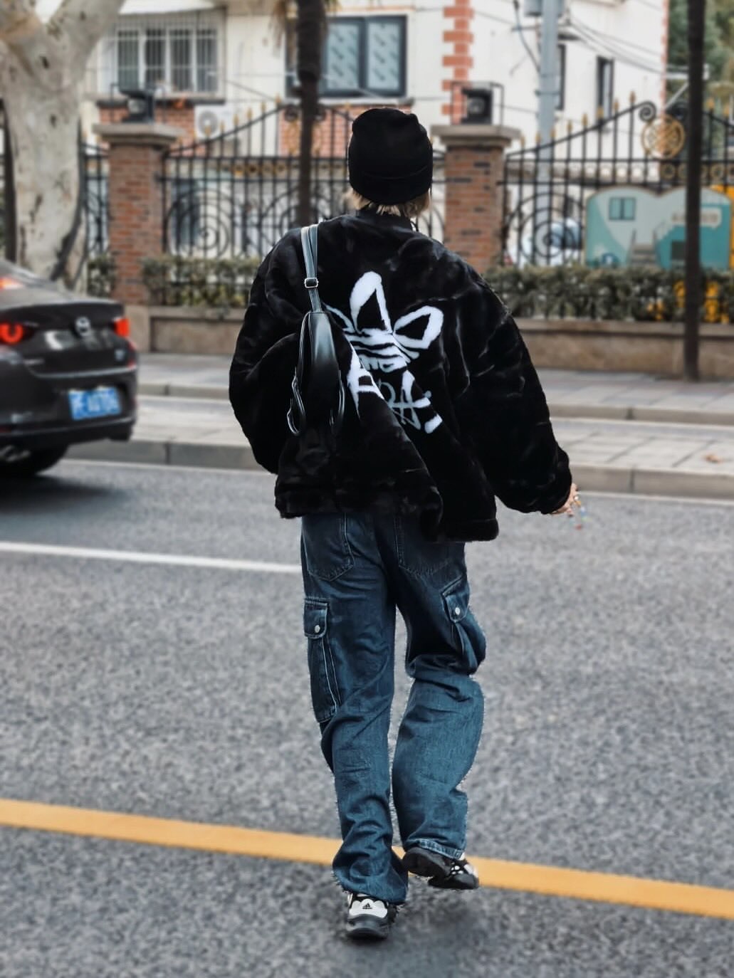 adidas Originals New Fur Jacket “Black/White” (アディダス オリジナルス ニュー ファー ジャケット “ブラック/ホワイト”) [JD3776/JD3777]