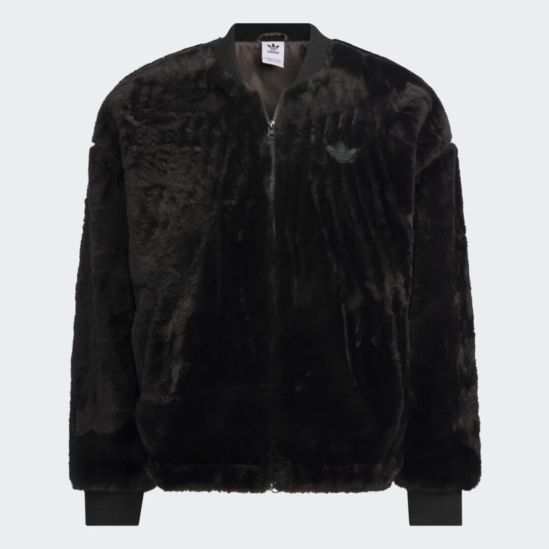 adidas Originals New Fur Jacket “Black/White” (アディダス オリジナルス ニュー ファー ジャケット “ブラック/ホワイト”) [JD3776/JD3777]