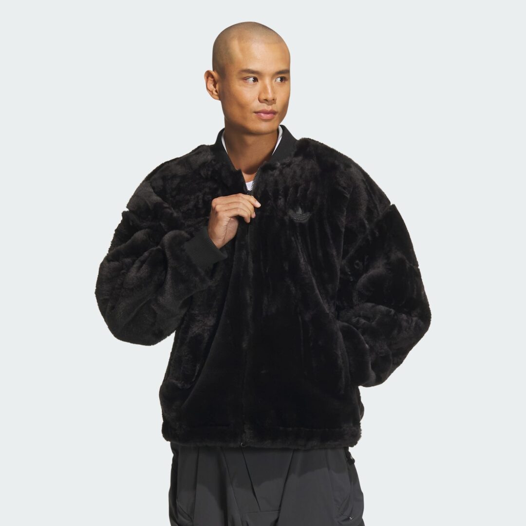 adidas Originals New Fur Jacket “Black/White” (アディダス オリジナルス ニュー ファー ジャケット “ブラック/ホワイト”) [JD3776/JD3777]