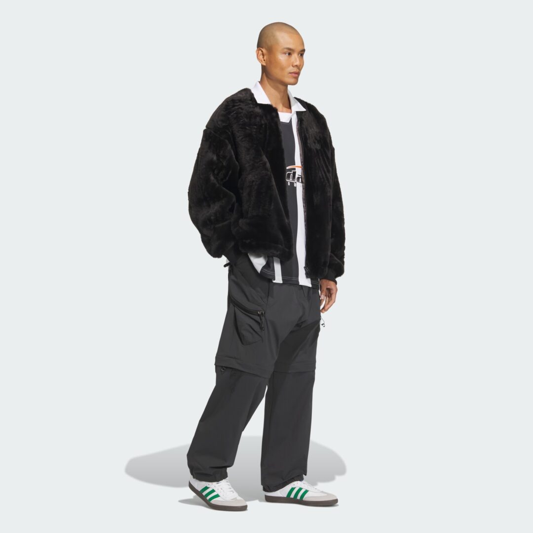 adidas Originals New Fur Jacket “Black/White” (アディダス オリジナルス ニュー ファー ジャケット “ブラック/ホワイト”) [JD3776/JD3777]