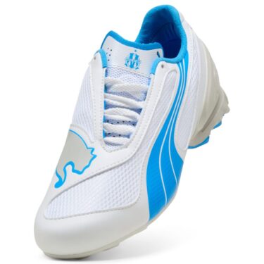 【2025年 10/15 発売】OLYMPIQUE MARSEILLE × PUMA V-S1 "PUMA White/Bleu Azur" (オリンピック・マルセイユ プーマ) [406319-01]