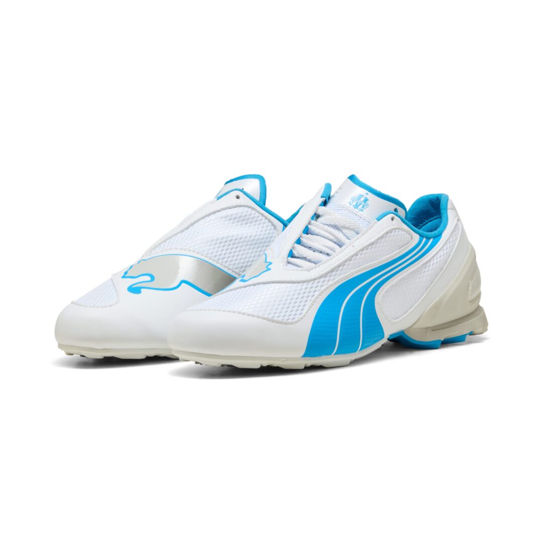 【2025年 10/15 発売】OLYMPIQUE MARSEILLE × PUMA V-S1 “PUMA White/Bleu Azur” (オリンピック・マルセイユ プーマ) [406319-01]