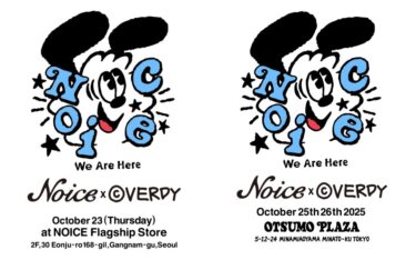 VERDY × NOICE "HUMAN CONNECTION"が2025年 10/23 & 10/25 発売 (ヴェルディ ノイス)