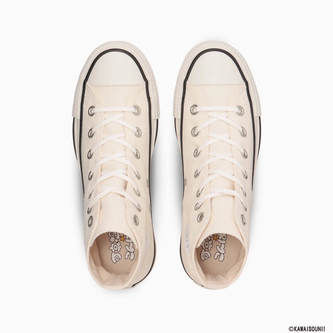 【2025年 10/17 発売】「おぱんちゅうさぎ 可哀想に！」× CONVERSE ALL STAR コラボ第2弾 (コンバース オールスター KAWAISOUNI)