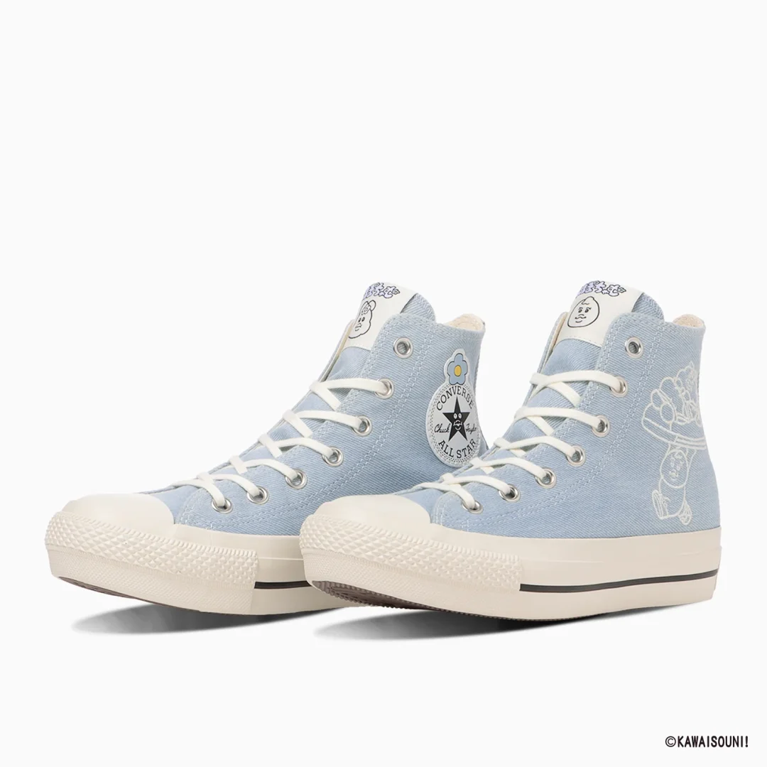 【2025年 10/17 発売】「おぱんちゅうさぎ 可哀想に！」× CONVERSE ALL STAR コラボ第2弾 (コンバース オールスター KAWAISOUNI)