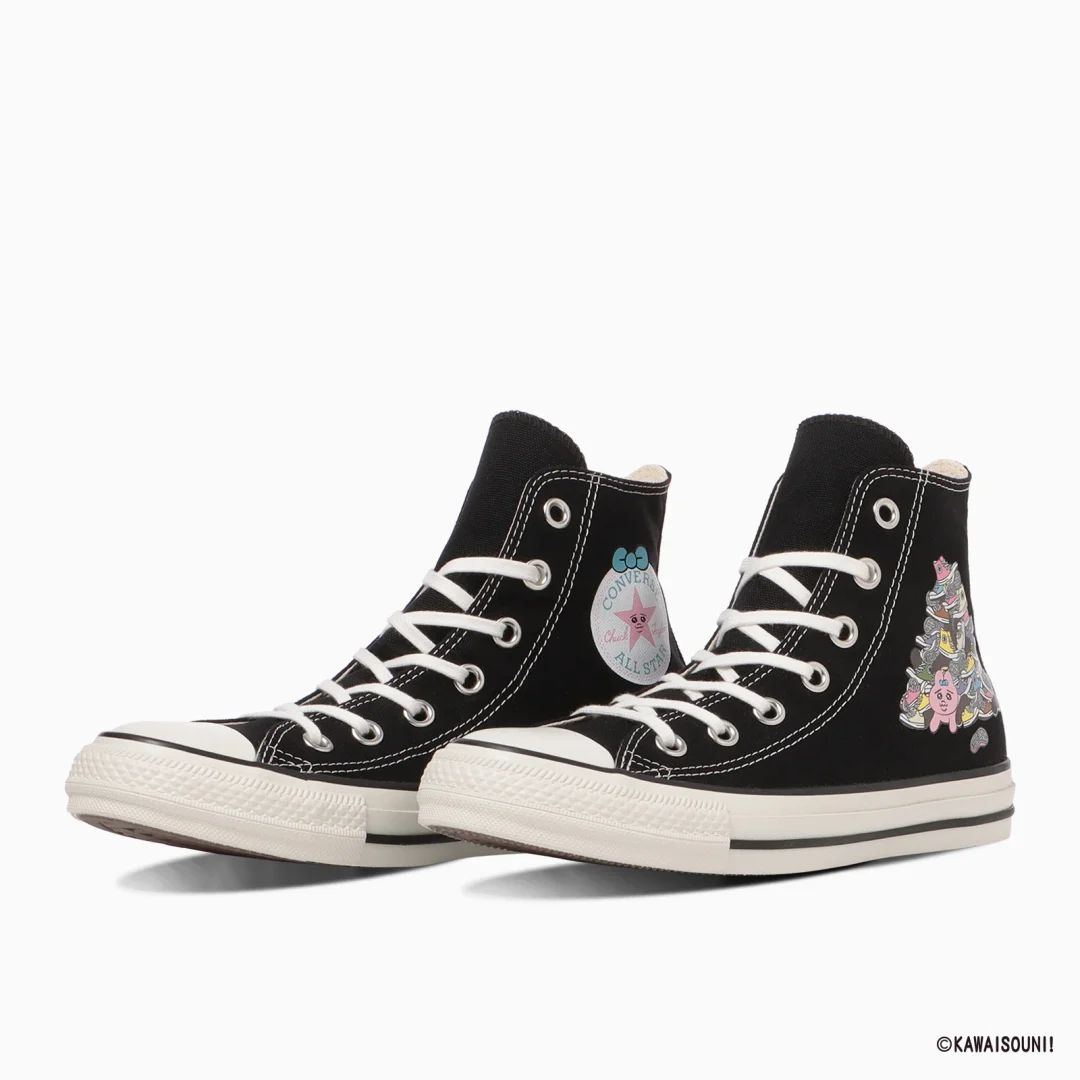 【2025年 10/17 発売】「おぱんちゅうさぎ 可哀想に！」× CONVERSE ALL STAR コラボ第2弾 (コンバース オールスター KAWAISOUNI)