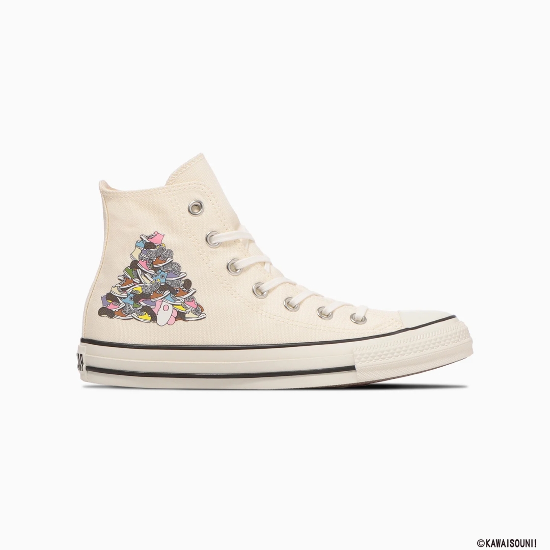 【2025年 10/17 発売】「おぱんちゅうさぎ 可哀想に！」× CONVERSE ALL STAR コラボ第2弾 (コンバース オールスター KAWAISOUNI)