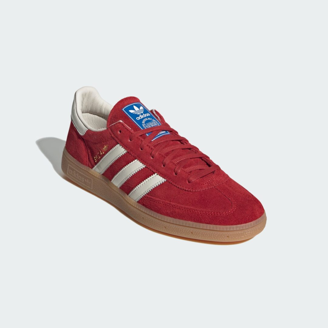 【2025年 10/24 発売】adidas Originals HANDBALL SPEZIAL Made in Germany “Equipment Red/Off White/Gum M2” (アディダス オリジナルス ハンドボール スペツィアル “レッド/ホワイト/ガム”) [JR9535]
