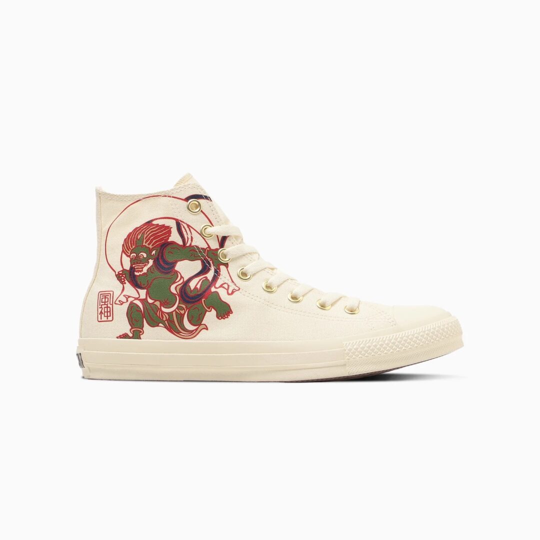 【2025年 10/17 発売】「風神雷神図」をモチーフにした CONVERSE ALL STAR FUJINRAIJIN HI (コンバース オールスター フウジンライジン) [31316660/31316661]