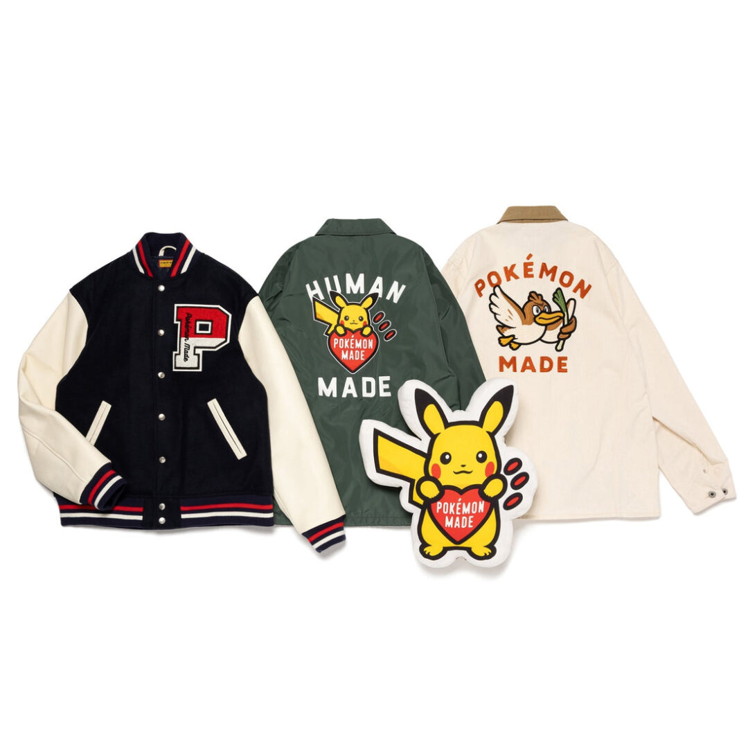 HUMAN MADE x ポケモン コラボレーションアイテムが2025年 10/11 発売 (ヒューマンメイド Pokemon)