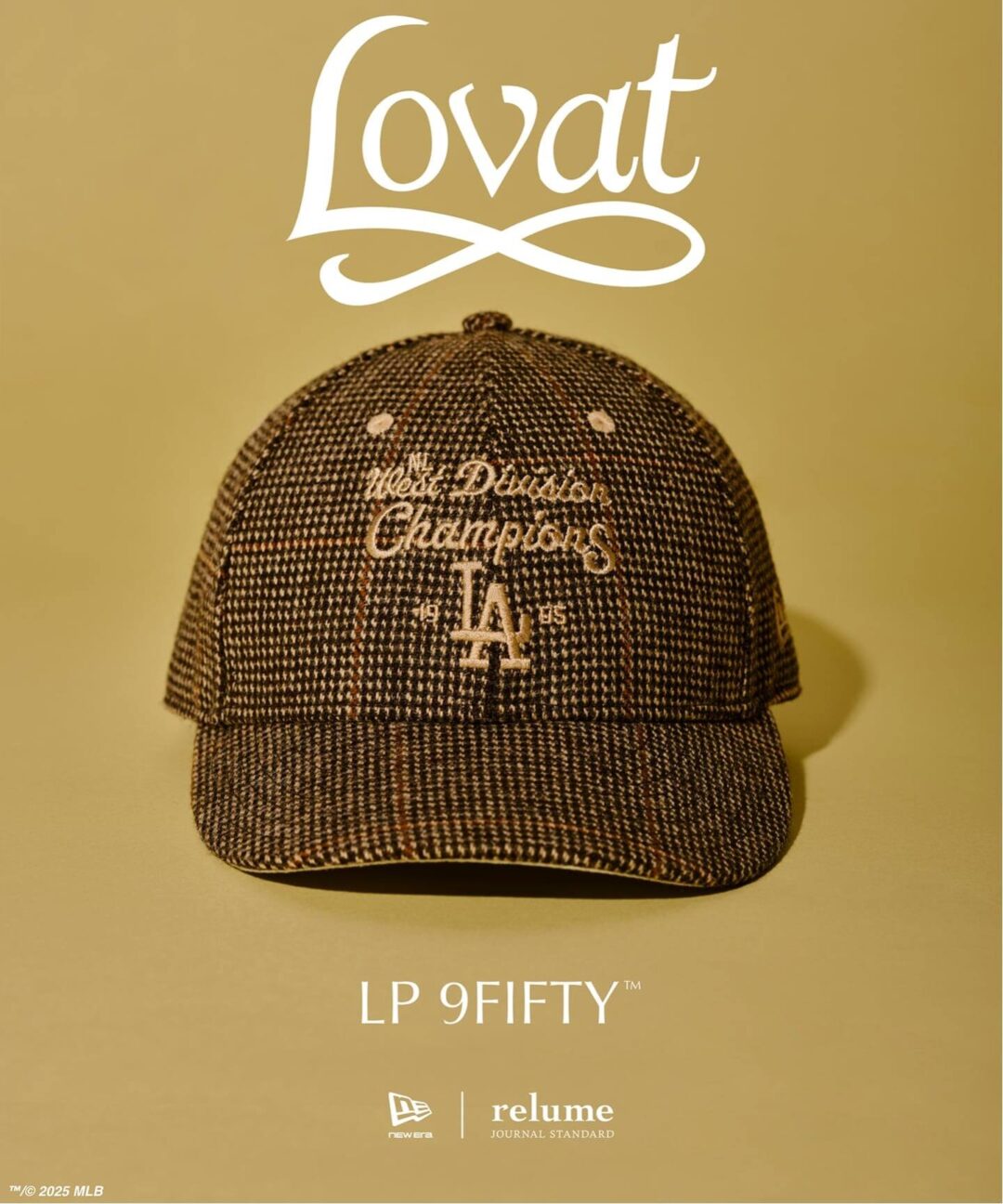 「Lovat社」ツイードを採用したJOURNAL STANDARD × New Era 2025 FW 別注 “LACH LOW PROFILE 9FIFTY”が12月下旬 発売 (ジャーナルスタンダード ニューエラ ラバット)