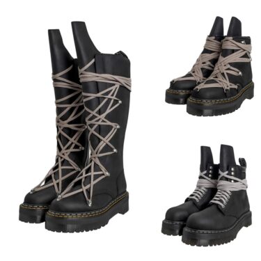 Dr. Martens x RICK OWENS 2025 FW コラボ “QUAD SOLE STEEL TOE BOOT/1460 QUAD SOLE Boot”が10/16 発売 (ドクターマーチン リック オウエンス 2024年 春夏)