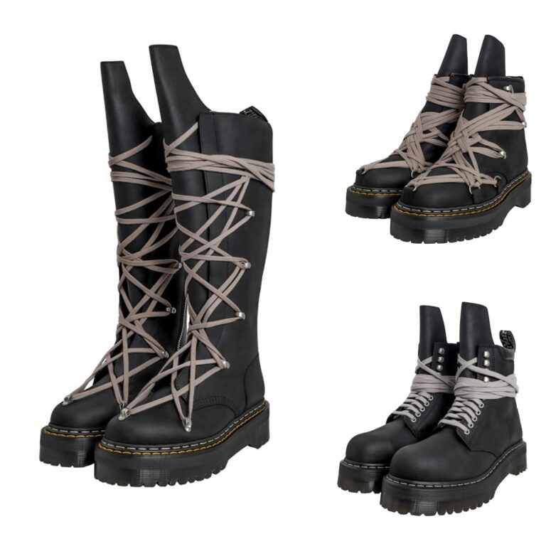 Dr. Martens x RICK OWENS 2025 FW コラボ “QUAD SOLE STEEL TOE BOOT