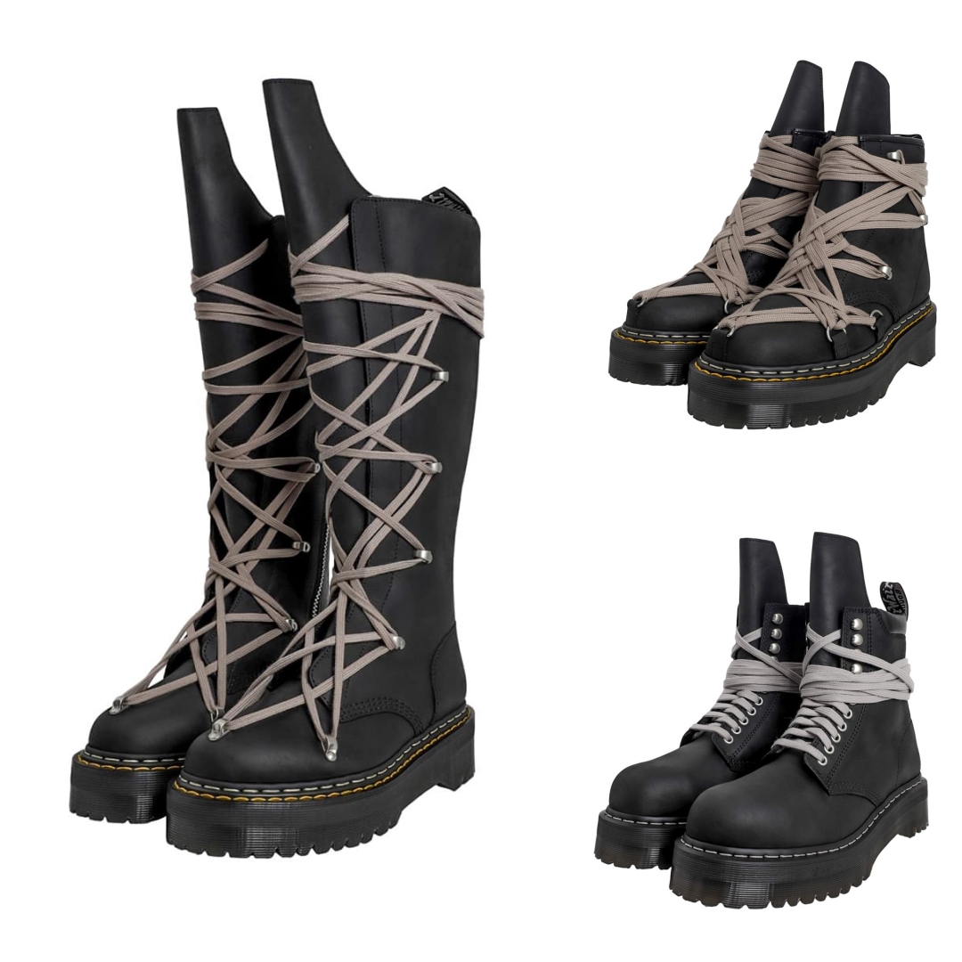 Dr. Martens x RICK OWENS 2025 FW コラボ “QUAD SOLE STEEL TOE BOOT/1460 QUAD SOLE Boot”が10/16 発売 (ドクターマーチン リック オウエンス 2024年 春夏)