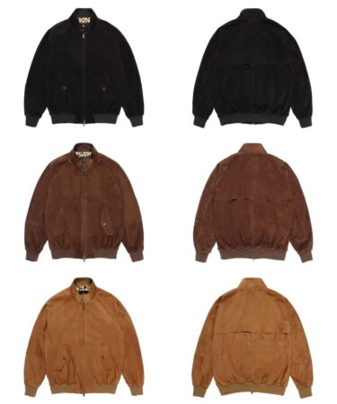 WACKO MARIA × BARACUTA 2025 FW "SUEDE G9 HARRINGTON JACKET"が10/11 発売 (ワコマリア バラクータ 2025年 秋冬)