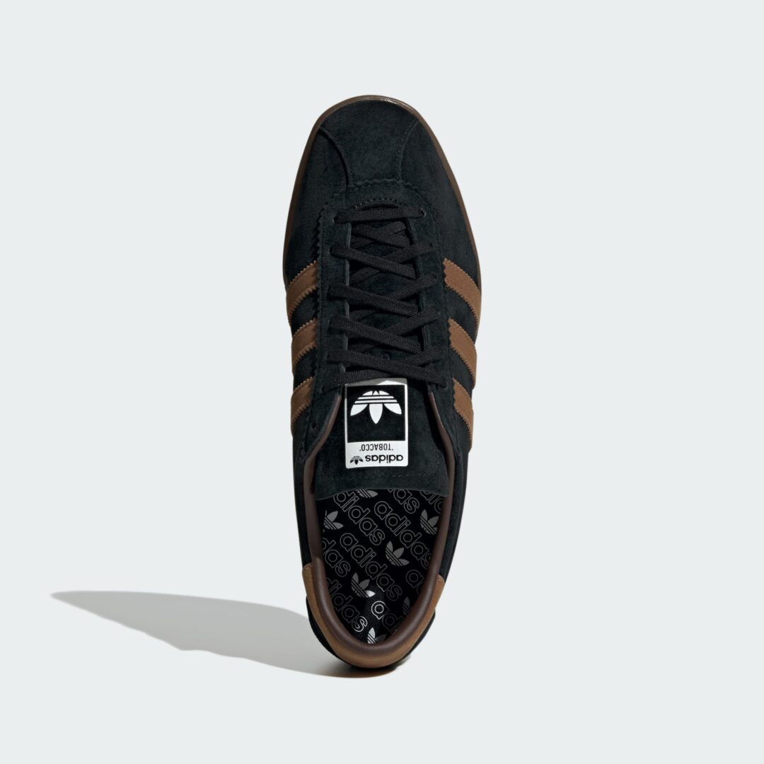 【国内 EXCLUSIVE】adidas Originals TOBACCO for KICKS LAB. “Core Black/Brown Desert”が2025年 10/11 発売 (キックスラボ アディダス オリジナルス タバコ) [HQ9184]