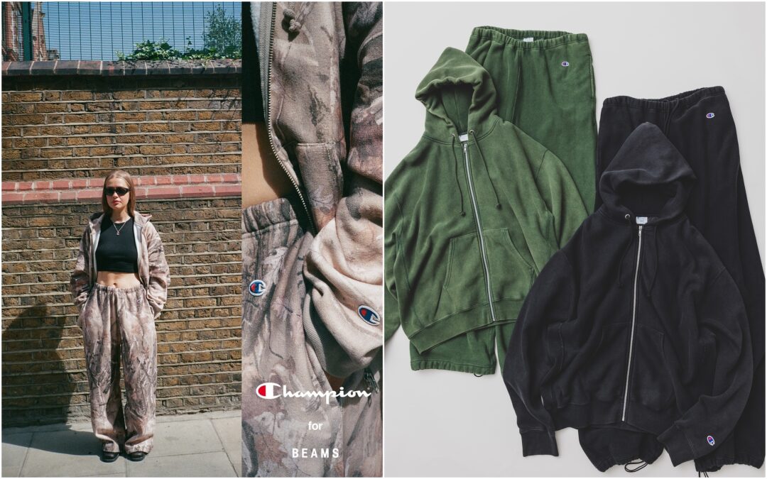 Champion for BEAMS 2025 FW 別注 "スウェットフーディ & スウェットパンツ"が10/18 発売 (チャンピオン ビームス)